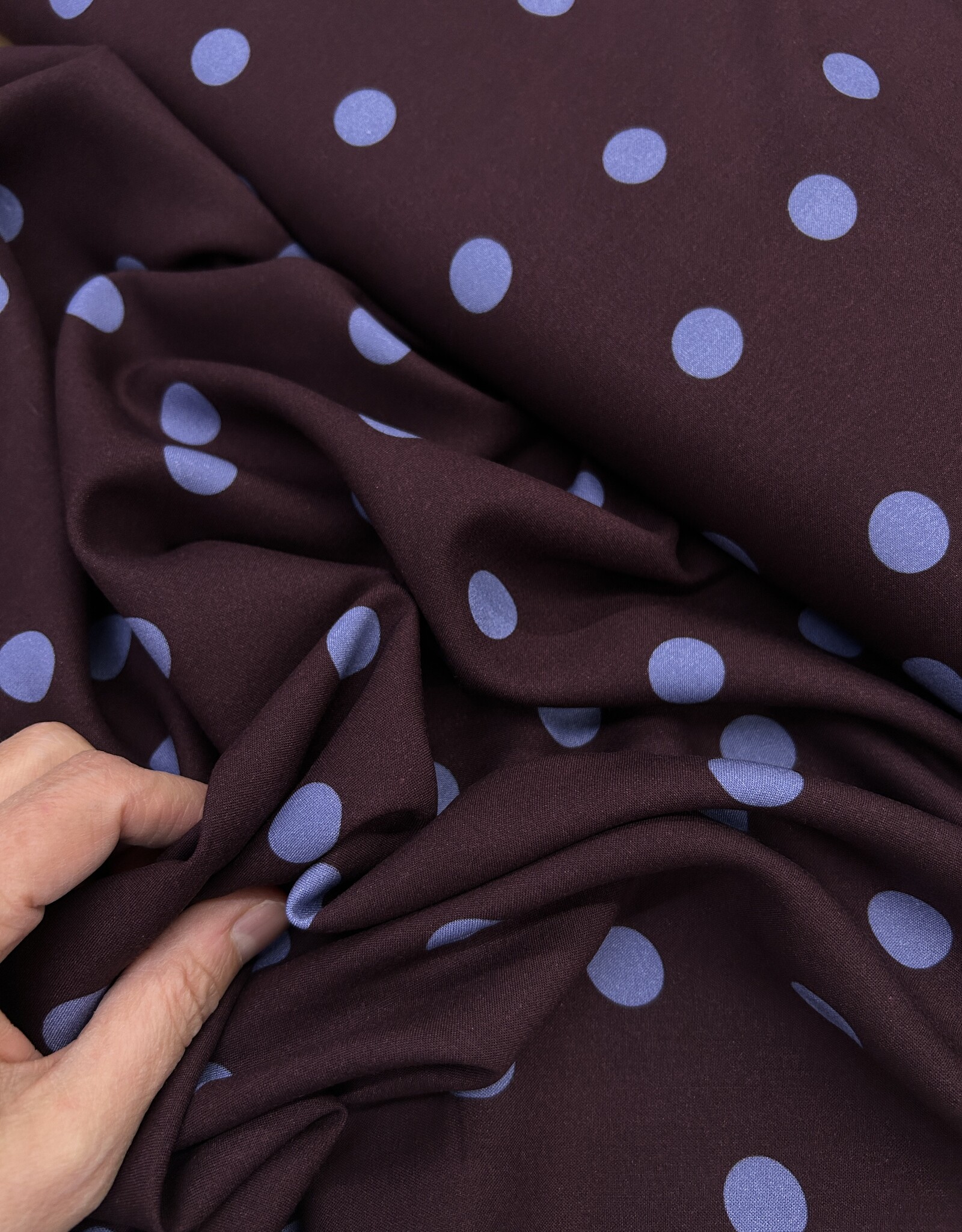 Viscose - Polkadot - Lavender