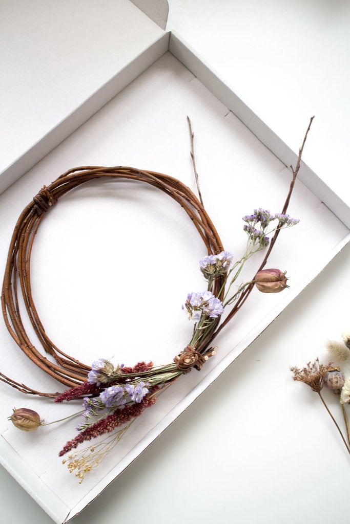 Wreath Yorokobi Ø 20 cm with dried flowers