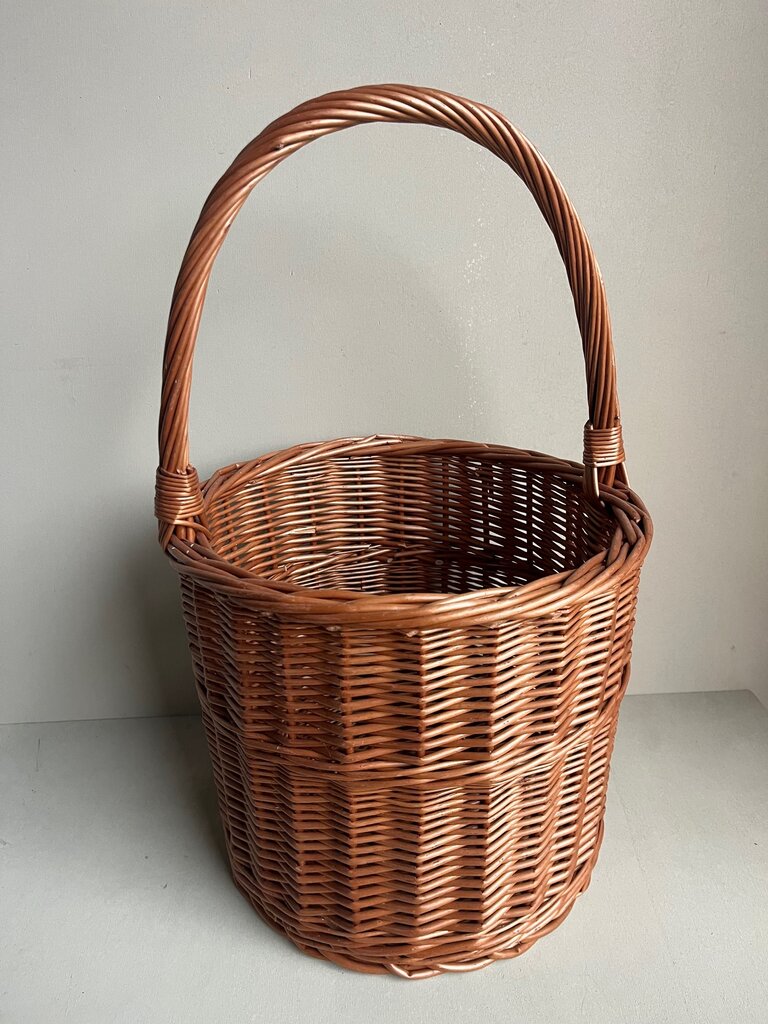 Handle Basket Round - Willow