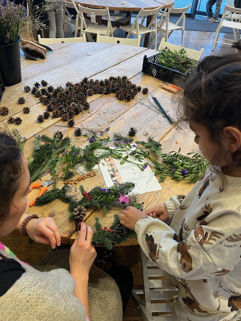 Blomsterkrans Herfst Kransen maken