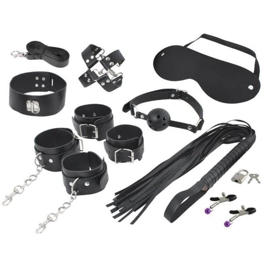 XXL Bondage set - Luxe Seks Speeltjes set - BDSM set - Zweep