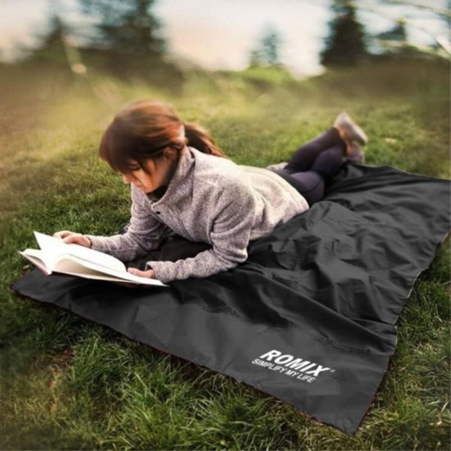 varkensvlees telescoop openbaring Waterdichte Picknick Mat Ultralicht – Picknick kleed - Camping festival  deken mat - 110 x 160 - Zwart - Dagdeal.nl