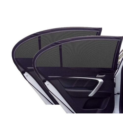 ForDig Zonnescherm Auto (2 stuks) - Zonwering UV Protectie voor Auto Zijruit - Zonwering Auto - Zonder zuignappen - Over Deur - 112 x 51 CM 