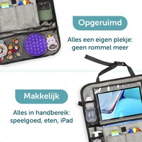 ForDig Universele Auto Organizer met Tablet Houder - Grijs - 1 Stuks