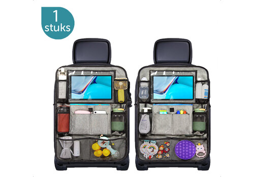 ForDig Universele Auto Organizer met Tablet Houder - Grijs - 1 Stuks 