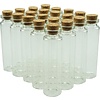 ForDig ForDig Glazen Mini Flesjes Met Kurk - Decoratie flesjes - Inhoud 20 ml - Set van 20 Stuks
