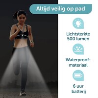 ForDig Veiligheidsvest met Verlichting - Reflecterend Hardloopvest met LED Lampjes & USB Oplaadbaar - Verstelbaar Hardloophesje Geschikt voor Wandelen / Joggen / Hardlopen / Fietsen / Schaatsen - One Size Fits All