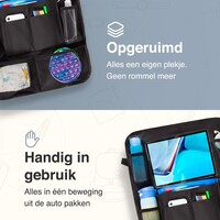 ForDig Universele Auto Organizer met Tablet Houder - Zwart - 1 Stuks