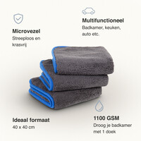 ForDig Microvezeldoeken (1 stuks) – Droogdoek Badkamer - Watermagneet – 40 x 40 cm