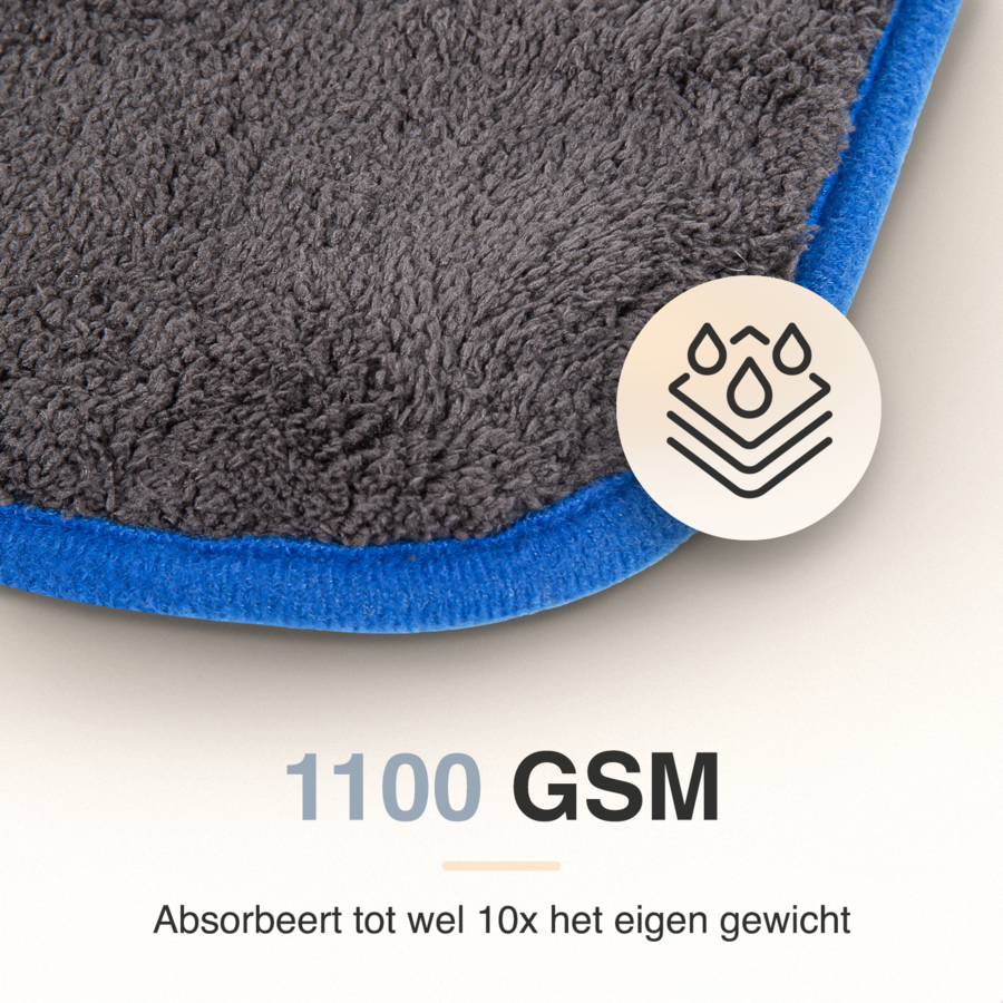 ForDig Microvezeldoeken (1 stuks) – Droogdoek Badkamer - Watermagneet – 40 x 40 cm