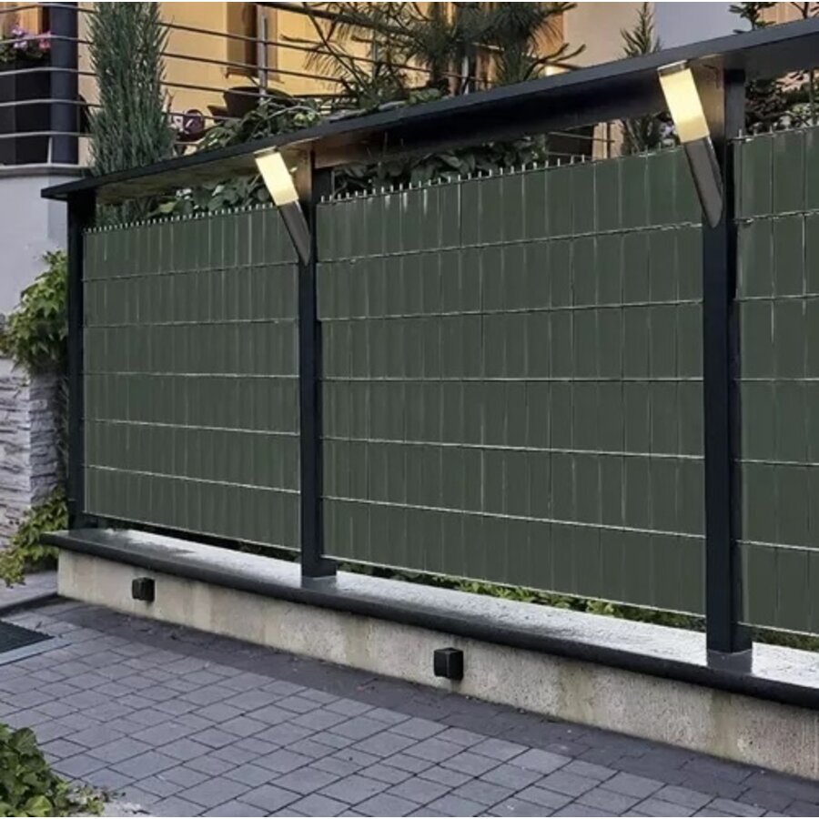 ForDig Vlechtband Groen - 35x0,19 Meter - Privacyband Tuinscherm - Privacystrips Voor Tuinafsluiting - PVC