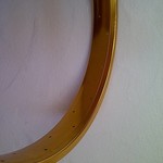 bicycle rim DW65, 26", alloy, golden anodized