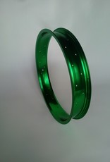 Alufelge RM65, 20", grün eloxiert, 36 Speichenlöcher