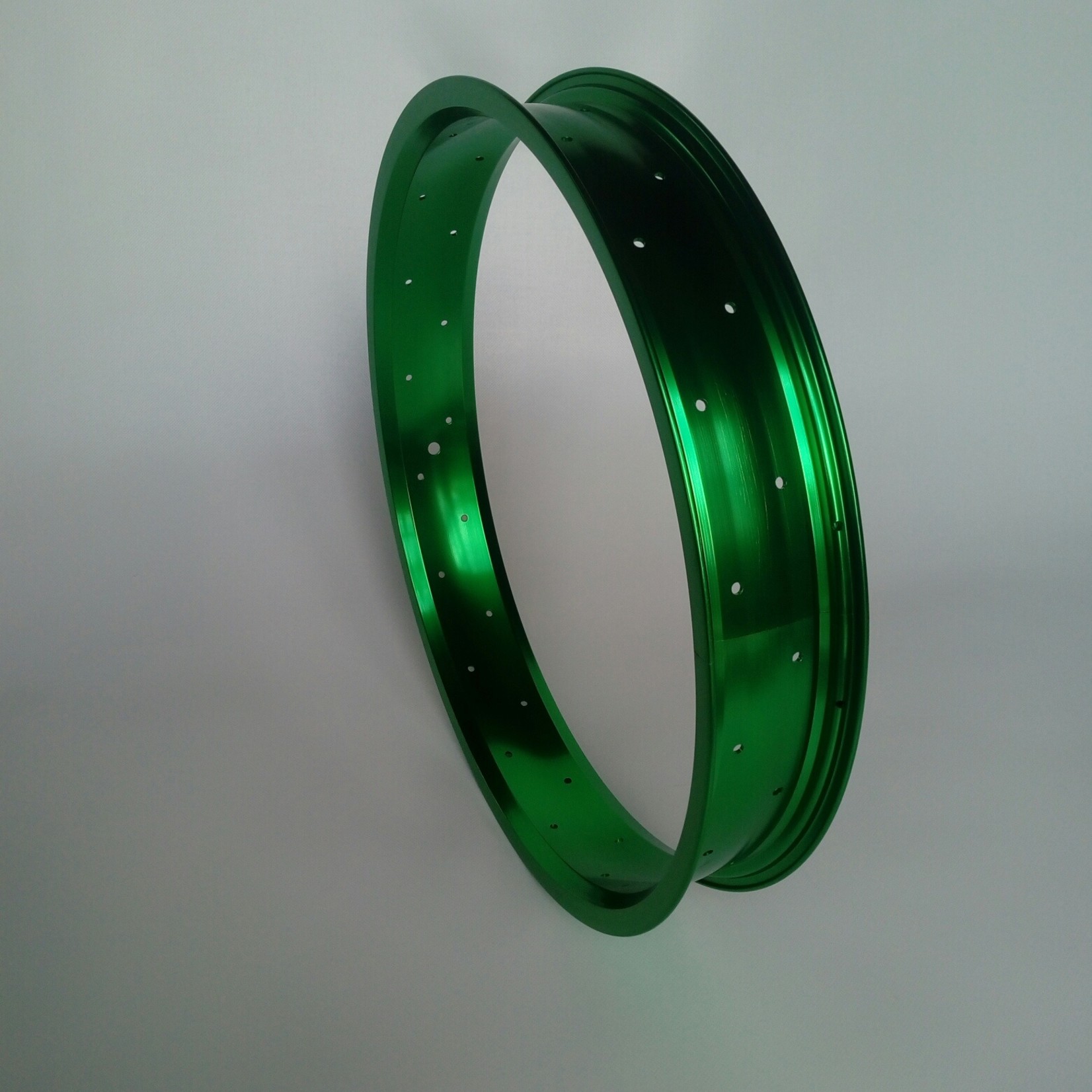 alloy rim RM65, 20", green anodized, 36 h