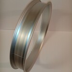 Alufelge RM80, 24", 0 Loch, silber (matt) eloxiert