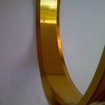 bicycle rim RM100, 26", alloy, golden anodized