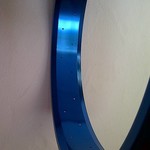 bicycle rim RM80, 24", alloy, blue anodized