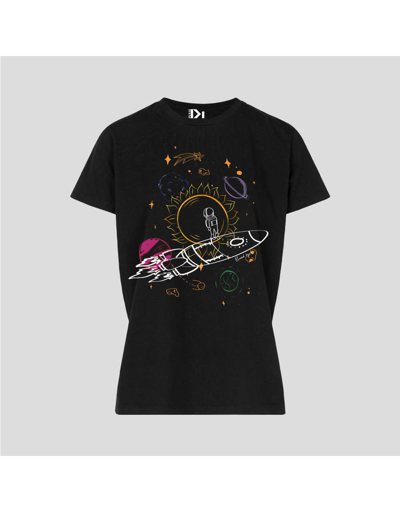 T-Shirt Space Black - Bijzonder Design 