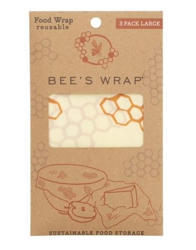 Bee's Wrap Bee's wrap herbruikbaar Large Wrap  3-Pack