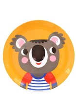 Petit Monkey Melamine bord - Koala - Geel
