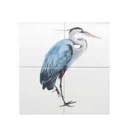 Fairytiles Vogel - Heron - Tegel 4 - 30 x 30 cm