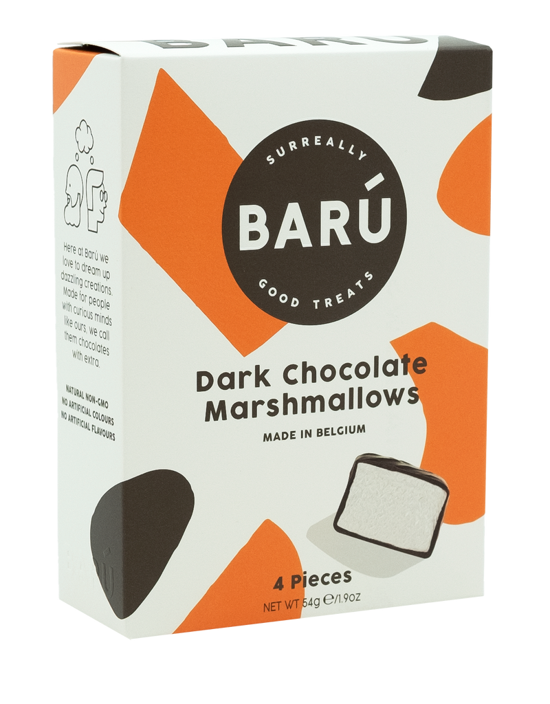 Barú Marshmallows Donkere Chocolade - 54 gram