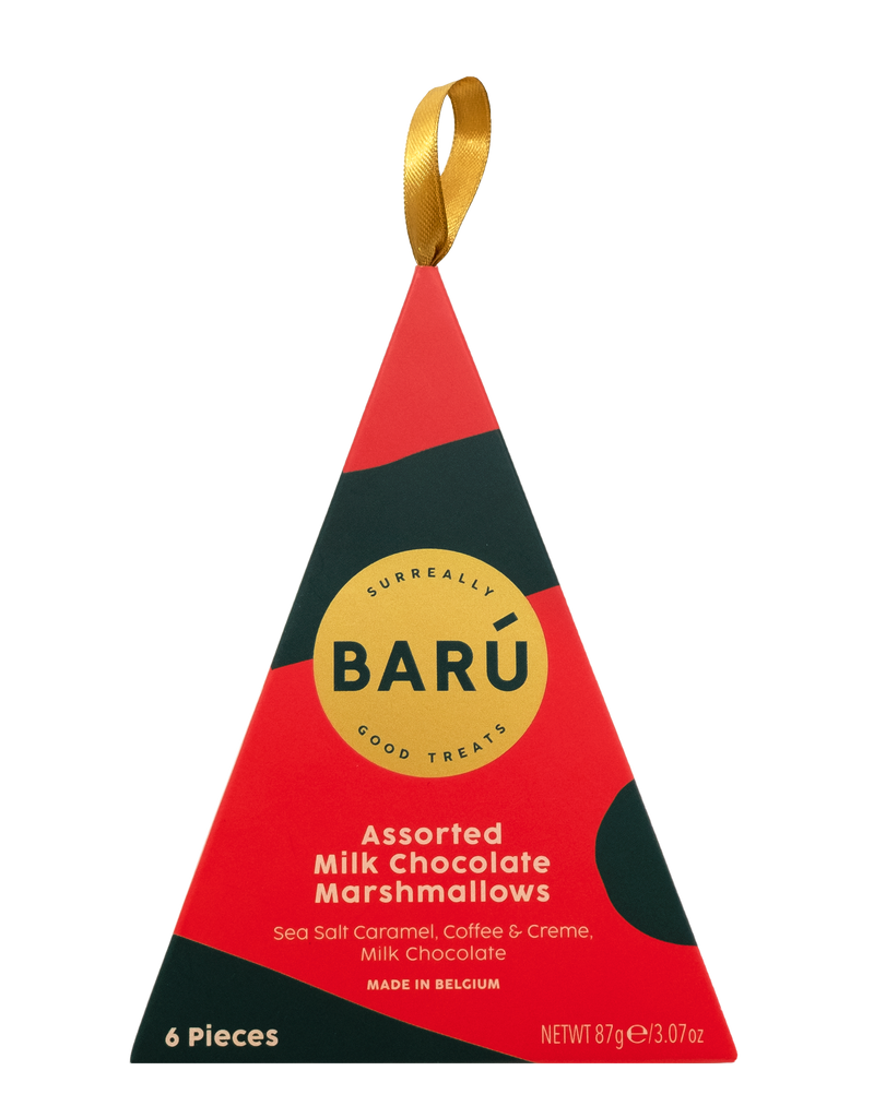 Barú Marshmallows 6 stuks Melkchocolade - gesorteerd - XMAS - Kerst