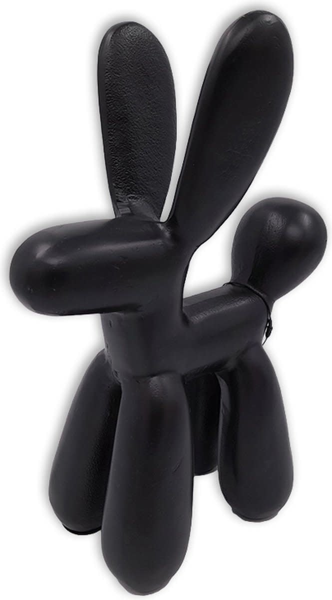 Monografie Weg Bekwaam Decoratie Hond - Raw matt black - Aluminium - Bijzonder Design Store