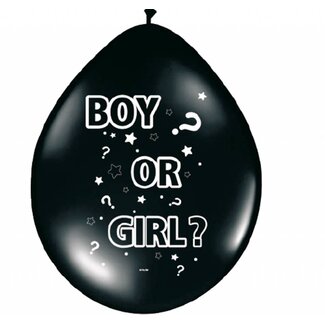 Folatex Gender Reveal ballonnen - 30cm - 8 stuks