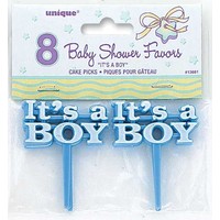 It's a Boy prikkertjes - 8 stuks