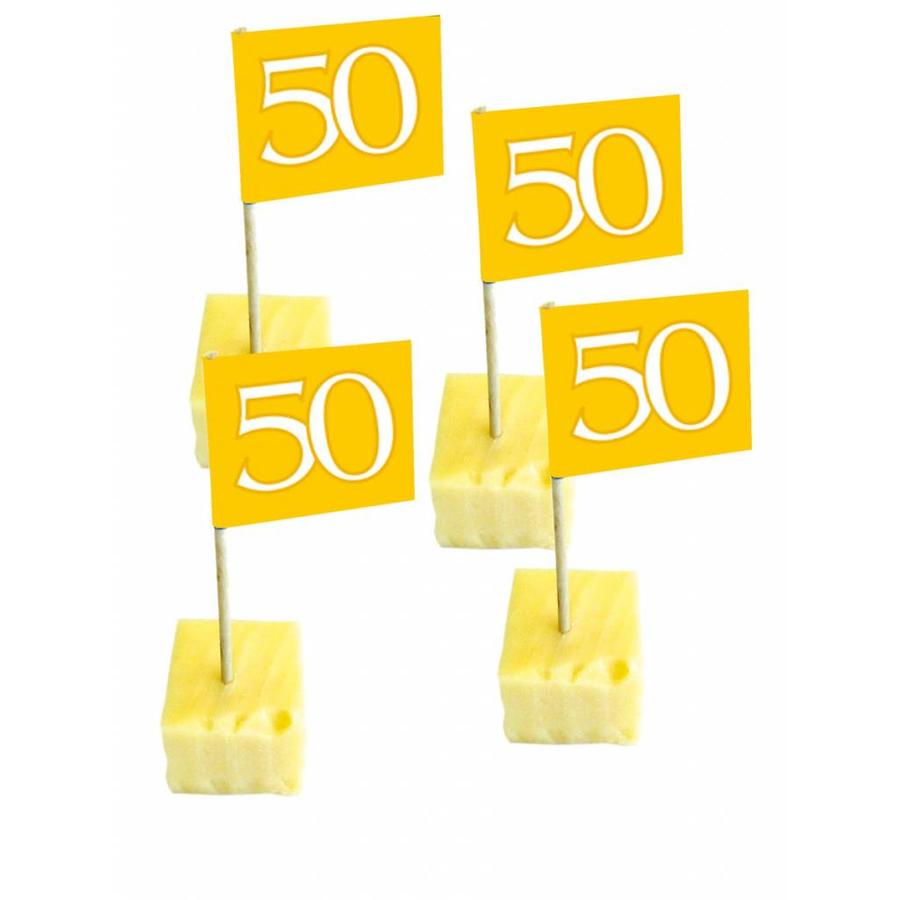 Prikkertjes Goud 50 - 50 stuks-1