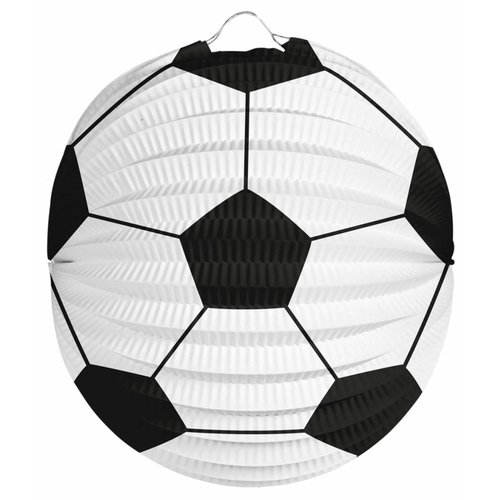 Voetbal Bol Lampion - 22cm 