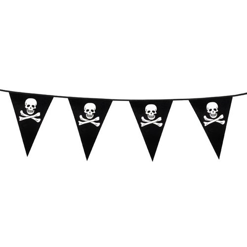 Piraten vlaggenlijn - 6 meter 