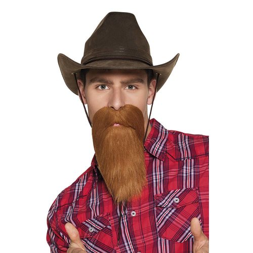 Cowboy Baard Bruin 