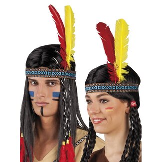 Indianenband met Veren Indianenband met Veren