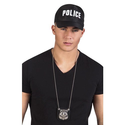Politie Badge aan ketting 