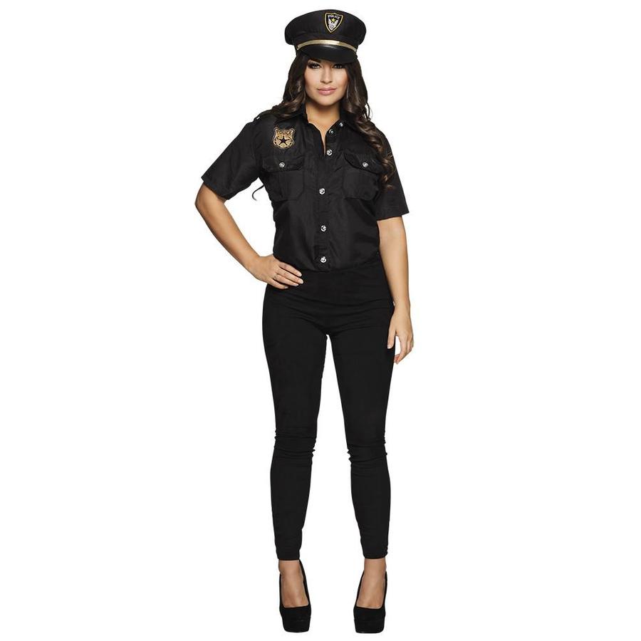 Politie Shirt Dame - incl Cap-1