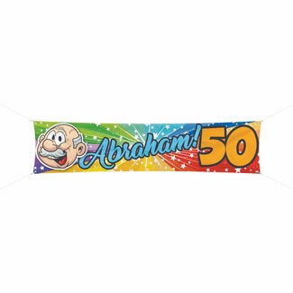 Unique Abraham Rainbow straatbanner
