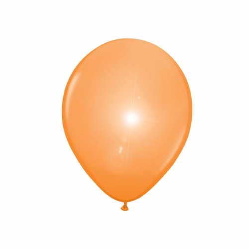 LED Ballonnen Oranje - 20cm - 5 stuks 