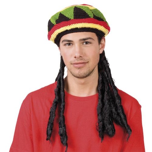 Rasta Hoed met Dreadlocks 