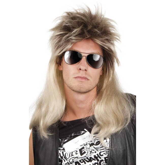 Pruik Ryan - Bruin/Blond