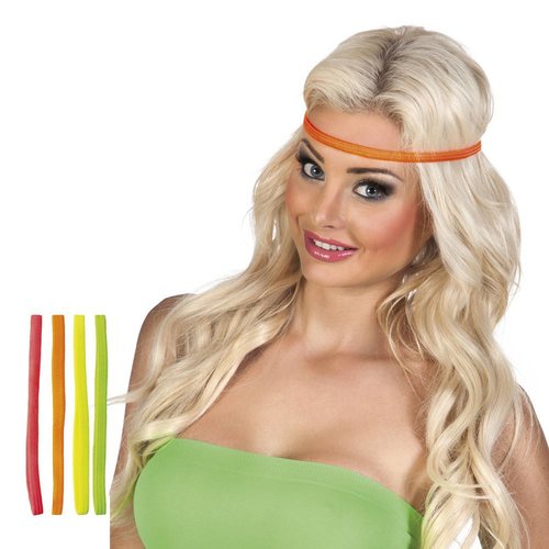 Neon Hoofdbandjes - 4 stuks 