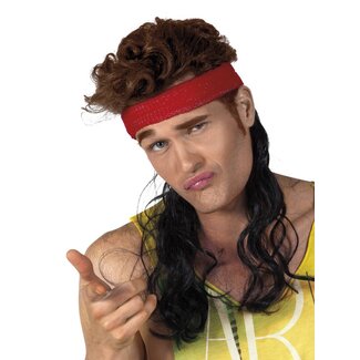 Boland Hoofdband met haar - Zwart