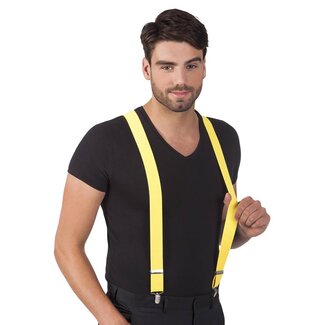 Boland Bretels - Neon Geel