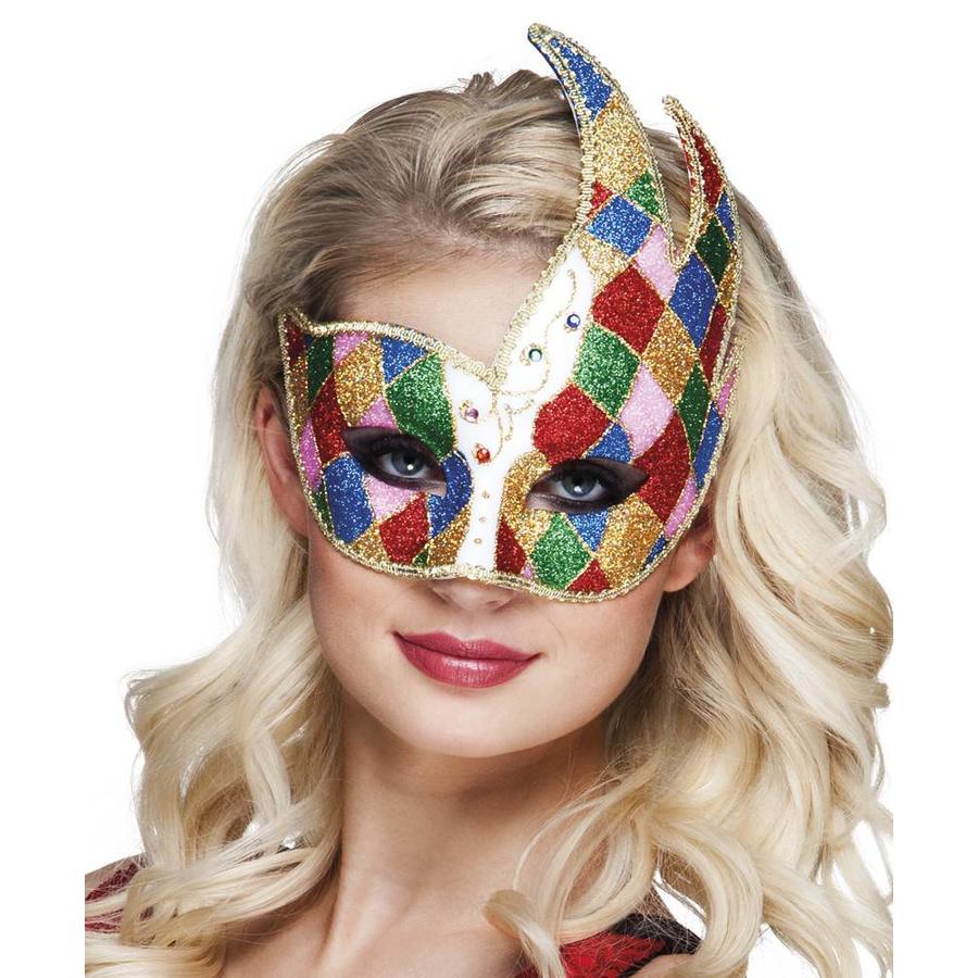 Oogmasker Venice Jester-1