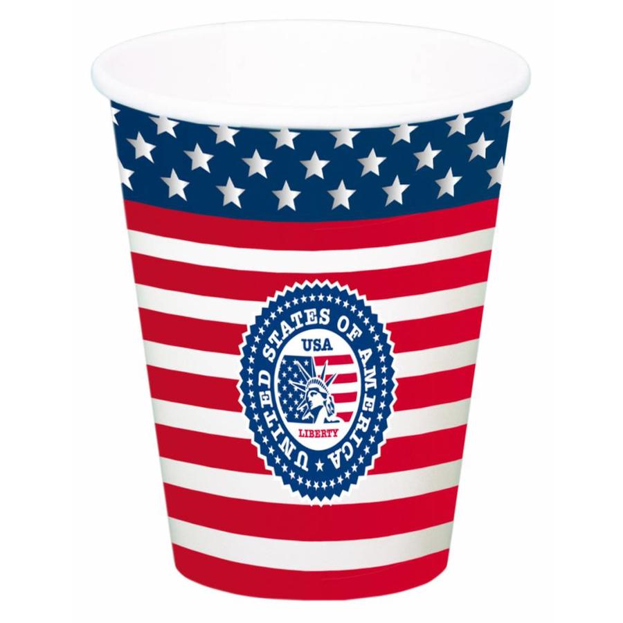 USA Party Bekers XL 700ml - 8 stuks-1