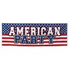 USA Party Spandoek - 220x74cm