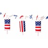 USA Party Lampion slinger - 360cm