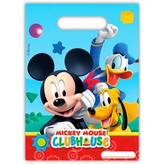 Disney Mickey Mouse uitdeelzakjes - 6 stuks