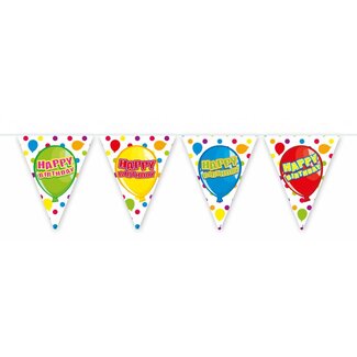 Folat Balloons vlaggenlijn Happy Birthday - 6 meter